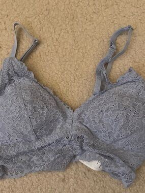 Hollister Lace Bralette in Light Blue